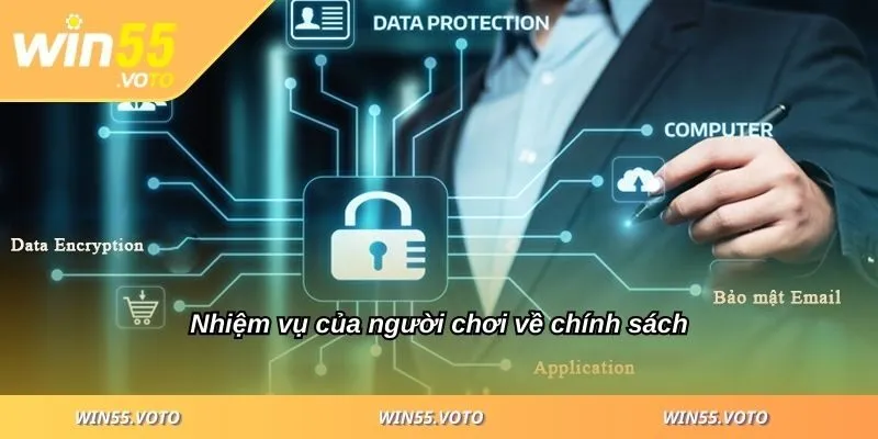 Bật Mí Chính Sách Bảo Mật Chi Tiết Tại WIN55 Bạn Nên Biết 2 Nhiệm vụ của người chơi về chính sách